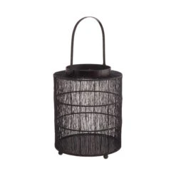 Laterne Höhe 33cm JAPANDI In Schwarz -Butlers Geschäft butlers laterne hohe 33cm japandi in schwarz 4