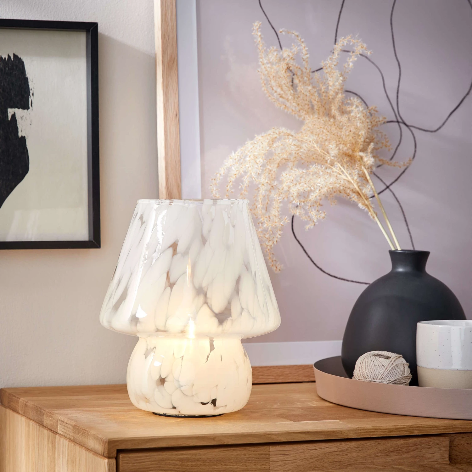 LED Leuchte Höhe 21cm MISS MARBLE in Hellblau LED Leuchte Höhe 21cm MISS MARBLE In Hellblau -Butlers Geschäft butlers led leuchte hohe 21cm miss marble in hellblau 2