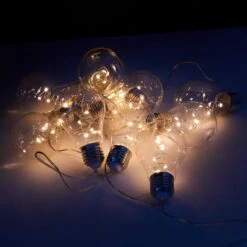 LED-Lichterkette 10 Lichter Mit USB-Batteriefach BULB LIGHTS In Transparent -Butlers Geschäft butlers led lichterkette 10 lichter mit usb batteriefach bulb lights in transparent 5