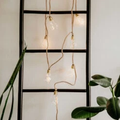LED Lichterkette Mit Naturseil 15 Lichter Und Stecker BULB LIGHTS In Natur -Butlers Geschäft butlers led lichterkette mit naturseil 15 lichter und stecker bulb lights in natur 5