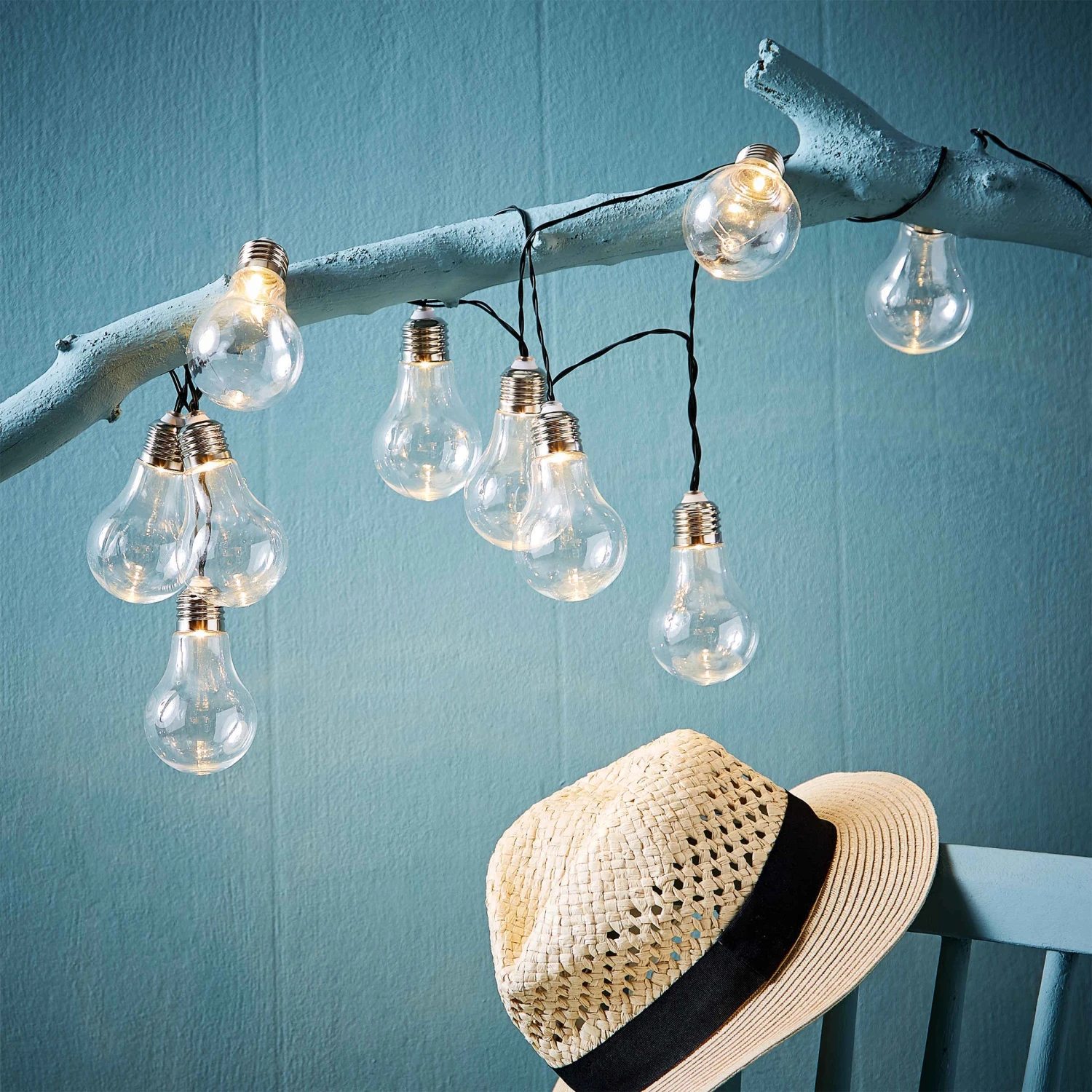 Lichterkette Solar mit 10 Glühbirnen SUNLIGHT in Transparent Lichterkette Solar Mit 10 Glühbirnen SUNLIGHT In Transparent -Butlers Geschäft butlers lichterkette solar mit 10 gluhbirnen sunlight in transparent 1