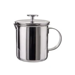 Manueller Milchaufschäumer 400ml MILK MASTER In Silber