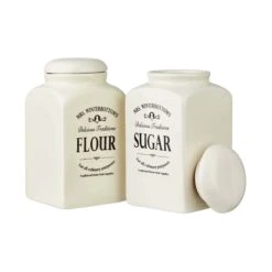 Mehl- & Zuckerdose MRS. WINTERBOTTOM'S In Creme 8 Mehl- & Zuckerdose MRS. WINTERBOTTOM'S In Creme -Butlers Geschäft butlers mehl and zuckerdose mrs winterbottoms in creme 6