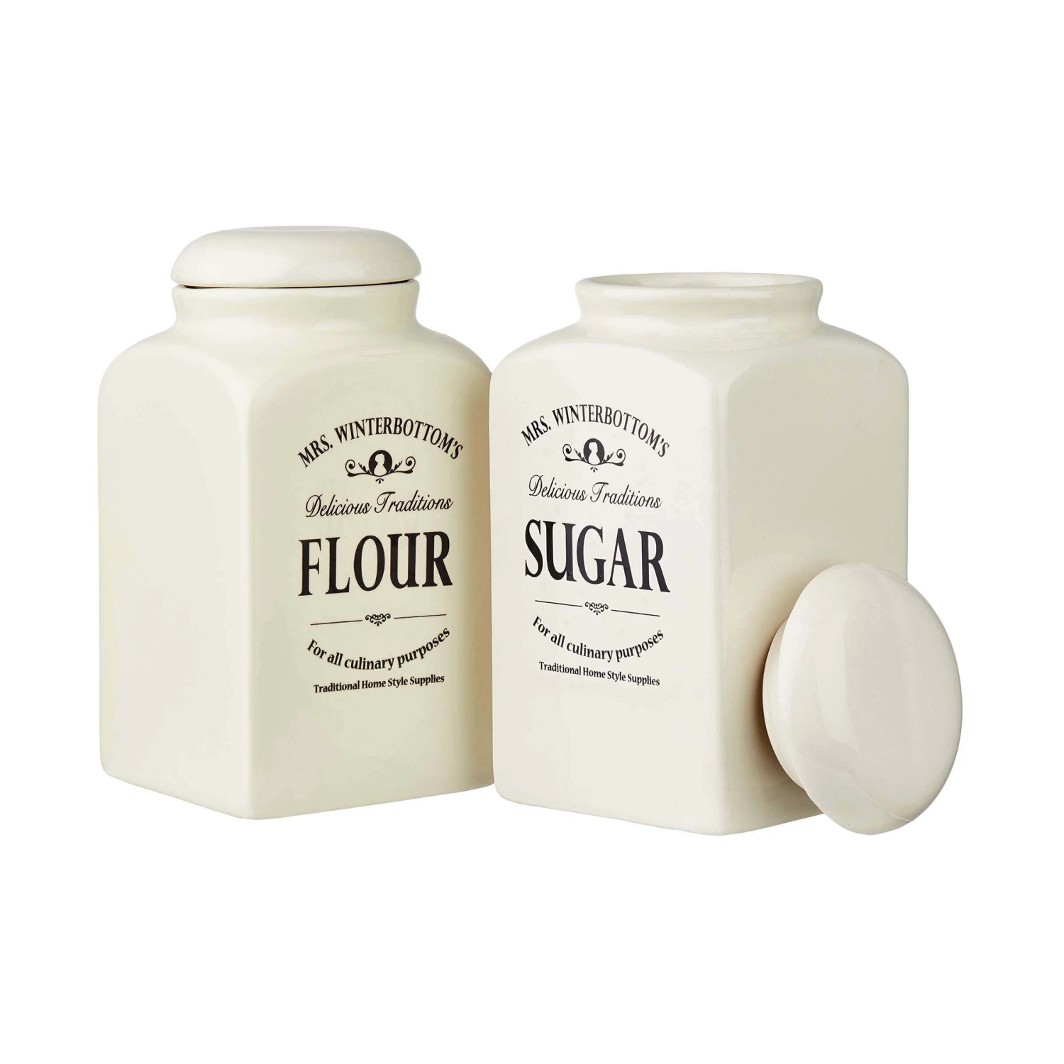 Mehl- & Zuckerdose MRS. WINTERBOTTOM'S in Creme Mehl- & Zuckerdose MRS. WINTERBOTTOM'S In Creme -Butlers Geschäft butlers mehl and zuckerdose mrs winterbottoms in creme 6