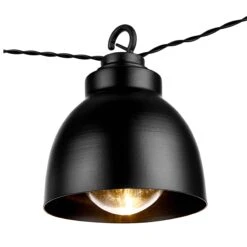 Metall-Lampenkette Mit Stecker WAREHOUSE In Schwarz 4 Metall-Lampenkette Mit Stecker WAREHOUSE In Schwarz -Butlers Geschäft butlers metall lampenkette mit stecker warehouse in schwarz 2