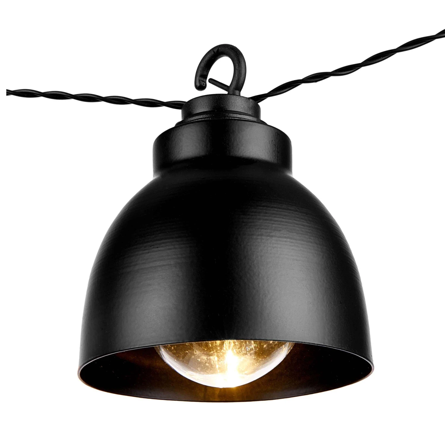 Metall-Lampenkette mit Stecker WAREHOUSE in Schwarz Metall-Lampenkette Mit Stecker WAREHOUSE In Schwarz -Butlers Geschäft butlers metall lampenkette mit stecker warehouse in schwarz 2