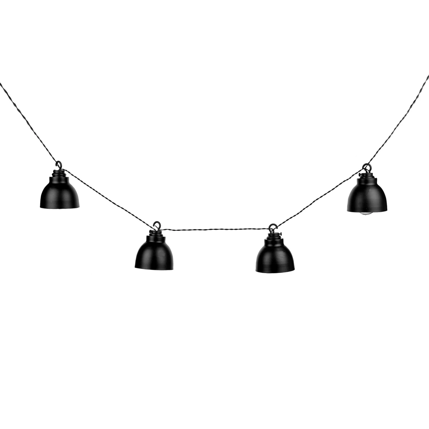 Metall-Lampenkette mit Stecker WAREHOUSE in Schwarz Metall-Lampenkette Mit Stecker WAREHOUSE In Schwarz -Butlers Geschäft butlers metall lampenkette mit stecker warehouse in schwarz