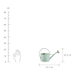 Mini-Gießkanne 1,5l ZINC In Pastellgrün -Butlers Geschäft butlers mini giesskanne 1 5l zinc in pastellgrun 2