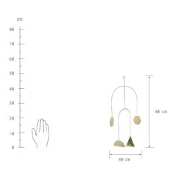 Mobile 4 Ornamente Länge 48cm PEACEFUL HOME In Gold 4 Mobile 4 Ornamente Länge 48cm PEACEFUL HOME In Gold -Butlers Geschäft butlers mobile 4 ornamente lange 48cm peaceful home in gold 2