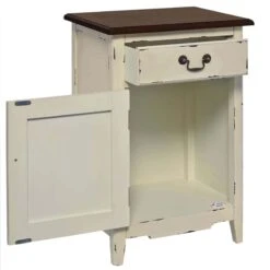 Nachttisch CABOTT COVE In Creme-Braun -Butlers Geschäft butlers nachttisch cabott cove in creme braun 6