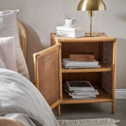 Nachttisch-Schränkchen Handgefertigt Aus Rattan BOHO LOUNGE In Natur -Butlers Geschäft butlers nachttisch schrankchen handgefertigt aus rattan boho lounge in natur 9