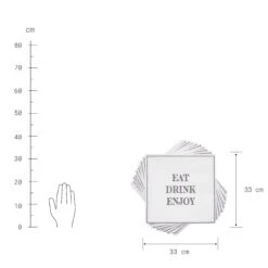 Papierserviette Eat Drink Enjoy 20 Stück APRÈS In Weiß-Schwarz 3 Papierserviette Eat Drink Enjoy 20 Stück APRÈS In Weiß-Schwarz -Butlers Geschäft butlers papierserviette eat drink enjoy 20 stuck apres in weiss schwarz 1