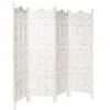 Paravent, Geschnitzt B 180 X H 176cm ESTELLA In Weiß 2 Paravent, Geschnitzt B 180 X H 176cm ESTELLA In Weiß -Butlers Geschäft butlers paravent geschnitzt b 180 x h 176cm estella in weiss