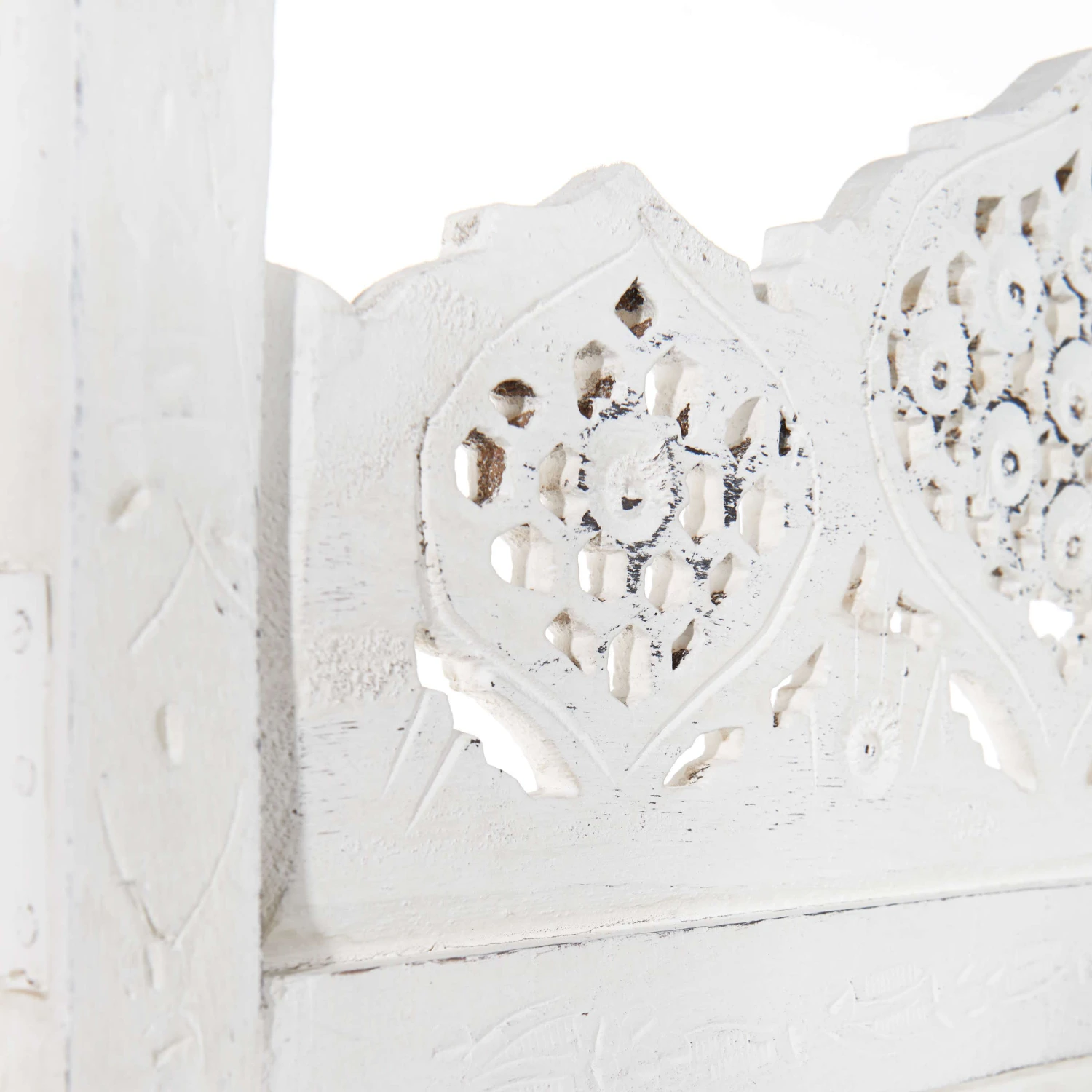 Paravent, geschnitzt B 180 x H 176cm ESTELLA in Weiß Paravent, Geschnitzt B 180 X H 176cm ESTELLA In Weiß -Butlers Geschäft butlers paravent geschnitzt b 180 x h 176cm estella in weiss 3