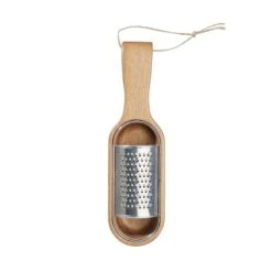 Parmesanreibe L 24,5 X B 7cm GOURMET In Braun-Silber -Butlers Geschäft butlers parmesanreibe l 24 5 x b 7cm gourmet in braun silber 3