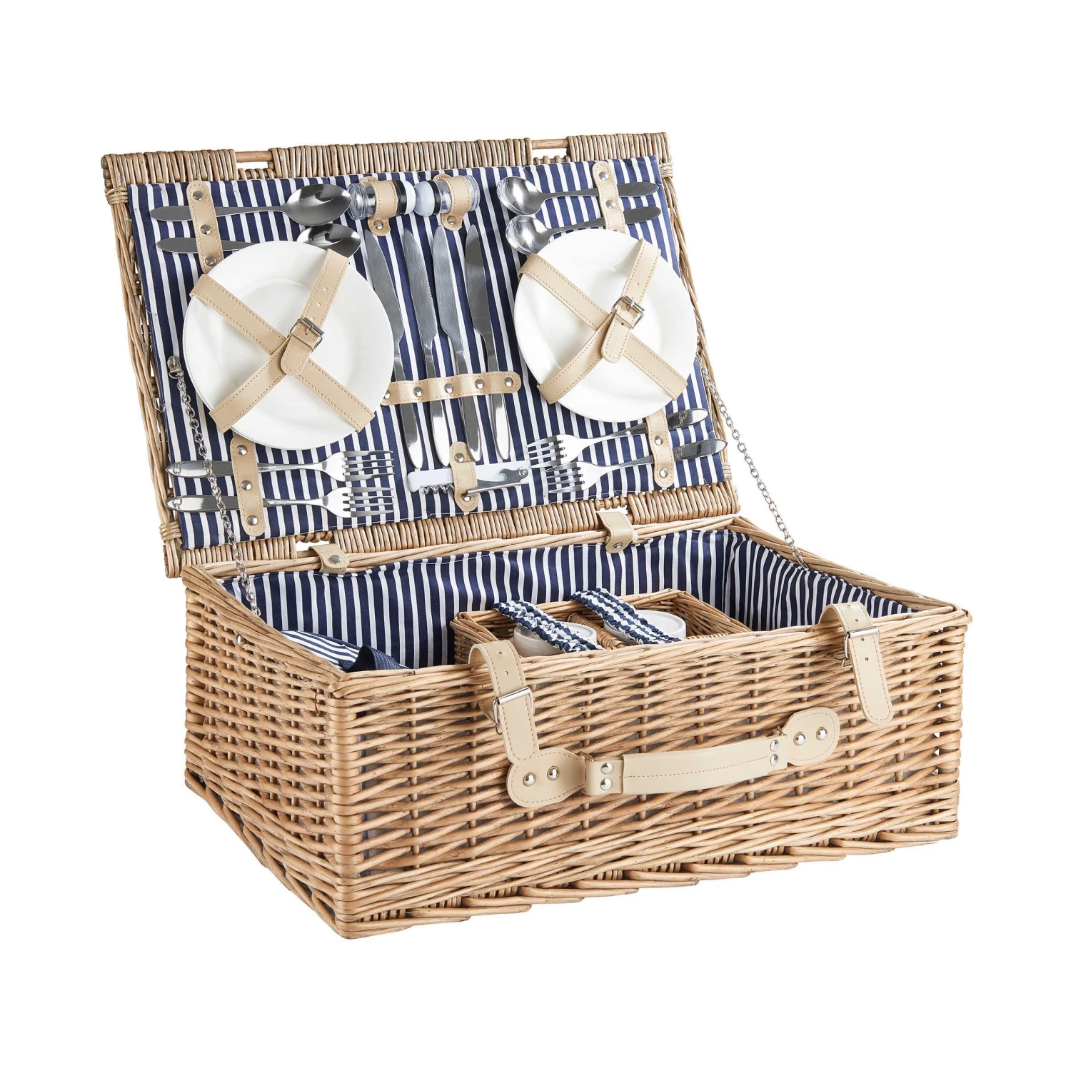 Picknickkorb für 4 Personen B 55 x T 37cm A DAY IN THE PARK in Natur Picknickkorb Für 4 Personen B 55 X T 37cm A DAY IN THE PARK In Natur -Butlers Geschäft butlers picknickkorb fur 4 personen b 55 x t 37cm a day in the park in natur 4