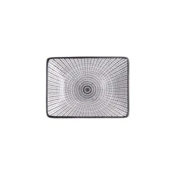 Schale Eckig 50ml DIM SUM In Schwarz-Weiß -Butlers Geschäft butlers schale eckig 50ml dim sum in schwarz weiss 2