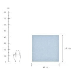 Serviette L 42 X B 42cm RIGA In Hellblau 4 Serviette L 42 X B 42cm RIGA In Hellblau -Butlers Geschäft butlers serviette l 42 x b 42cm riga in hellblau 2