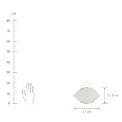 Spiegel Augenform L 27 X B 17cm CARAT In Gold 4 Spiegel Augenform L 27 X B 17cm CARAT In Gold -Butlers Geschäft butlers spiegel augenform l 27 x b 17cm carat in gold 2