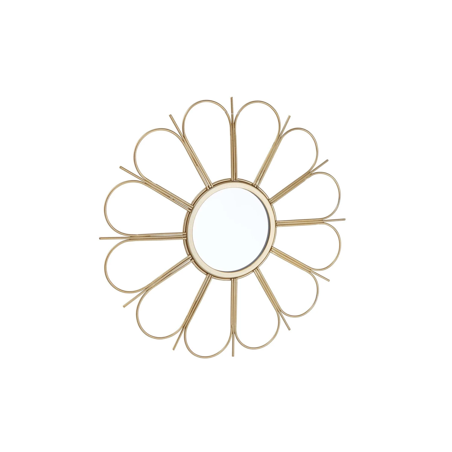 Spiegel Blume Ø26cm FIORE in Gold Spiegel Blume Ø26cm FIORE In Gold -Butlers Geschäft butlers spiegel blume o26cm fiore in gold