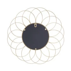 Spiegel Blume Ø42cm FIORE In Gold 4 Spiegel Blume Ø42cm FIORE In Gold -Butlers Geschäft butlers spiegel blume o42cm fiore in gold 2