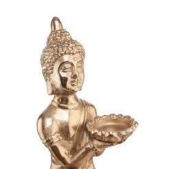 Statue Mit Kerzenteller Höhe 44cm BALI In Gold 7 Statue Mit Kerzenteller Höhe 44cm BALI In Gold -Butlers Geschäft butlers statue mit kerzenteller hohe 44cm bali in gold 5