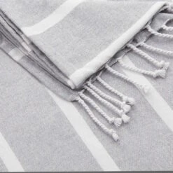 Strandtuch L 200 X B 180cm SURFSIDE In Hellgrau 6 Strandtuch L 200 X B 180cm SURFSIDE In Hellgrau -Butlers Geschäft butlers strandtuch l 200 x b 180cm surfside in hellgrau 4