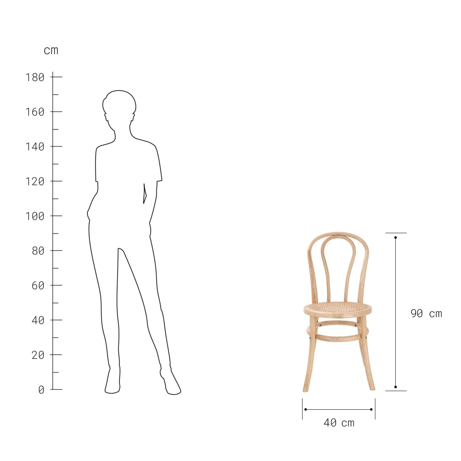Stuhl WIENER MELANGE in Natur Stuhl WIENER MELANGE In Natur -Butlers Geschäft butlers stuhl wiener melange in natur 2