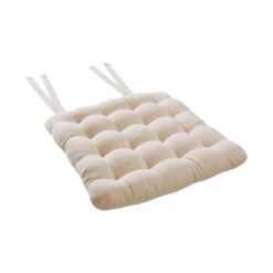 Stuhlkissen Mit Bändchen L 35 X B 37cm SOLID In Creme -Butlers Geschäft butlers stuhlkissen mit bandchen l 35 x b 37cm solid in creme 3