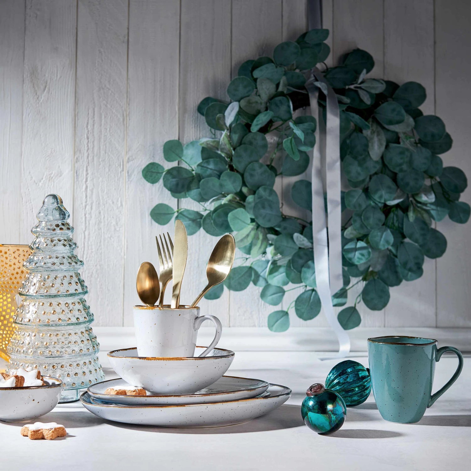 Teller-Set 8-tlg. FINCA in Grau Teller-Set 8-tlg. FINCA In Grau -Butlers Geschäft butlers teller set 8 tlg finca in grau 8