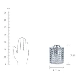Tischleuchte Glas Ø11cm STILO In Transparent 4 Tischleuchte Glas Ø11cm STILO In Transparent -Butlers Geschäft butlers tischleuchte glas o11cm stilo in transparent 2