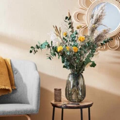 Trockenblumen Blumenstrauß FLOWER MARKET In Grün 3 Trockenblumen Blumenstrauß FLOWER MARKET In Grün -Butlers Geschäft butlers trockenblumen blumenstrauss flower market in grun 1