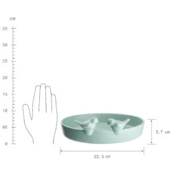 Vogelbad Ø23cm BIRDS PLACE In Salbei 4 Vogelbad Ø23cm BIRDS PLACE In Salbei -Butlers Geschäft butlers vogelbad o23cm birds place in salbei 2
