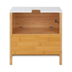 Waschbeckenunterschrank Mit Schublade WHITE SANDS In Natur-Weiß -Butlers Geschäft butlers waschbeckenunterschrank mit schublade white sands in natur weiss 7