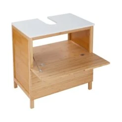 Waschbeckenunterschrank Mit Schublade WHITE SANDS In Natur-Weiß -Butlers Geschäft butlers waschbeckenunterschrank mit schublade white sands in natur weiss 9