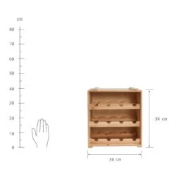 Weinregal VINOTHEK In Natur 5 Weinregal VINOTHEK In Natur -Butlers Geschäft butlers weinregal vinothek in natur 3