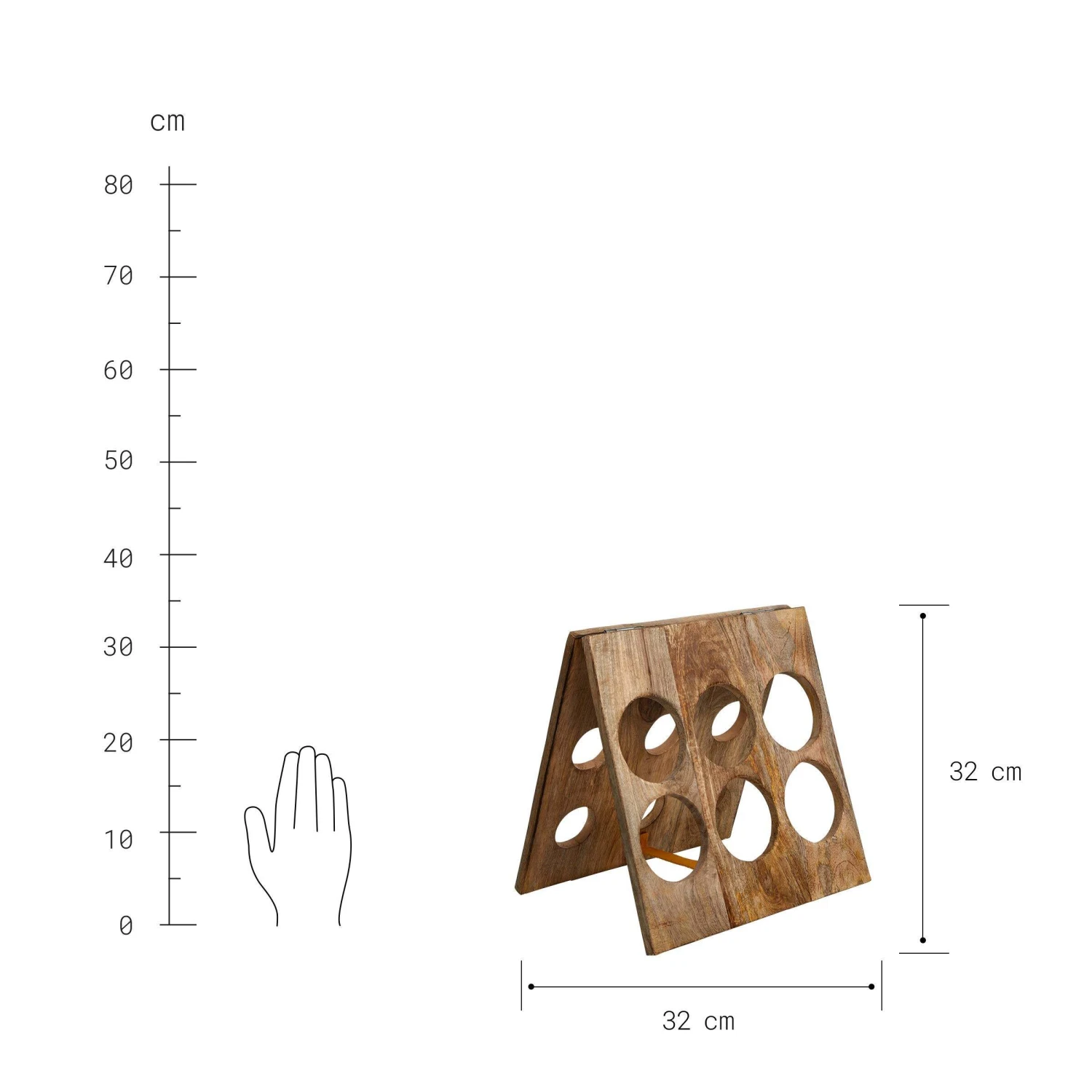 Weinregal zum Aufstellen MANGO DAYS in Braun Weinregal Zum Aufstellen MANGO DAYS In Braun -Butlers Geschäft butlers weinregal zum aufstellen mango days in braun 1